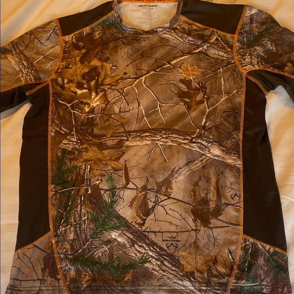 Realtree Men's Long Sleeve Camo Tee